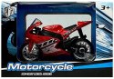 Sportowy Motocykl z Dźwiękami 1:18 4 Kolory