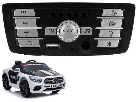 Panel muzyczny do auta Akumulator Mercedes SL500 policja