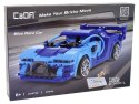 Klocki Konstrukcyjne Auto Sportowe Race Car Niebieskie R/C 325 Elementów