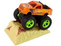 Auto Resorak Z Naciągiem Monster Truck Big Foot Gumowe Opony Rampa