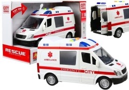 Auto Karetka Pogotowia Ambulans Efekty Gra Świeci