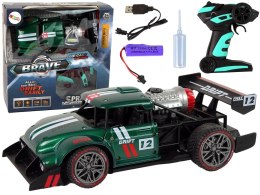 Auto Zdalnie Sterowane Sportowe R/C 1:16 Zielone Para Wodna