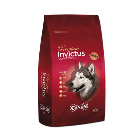 Canun Invictus 20kg karma premium dla psa z jagnięciną (mięso 30%), ryżem (25%) i rybą