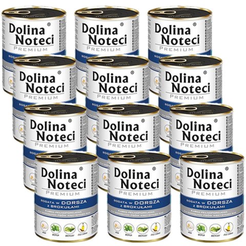 DOLINA NOTECI Premium bogata w dorsza z brokułami 12 x 800g