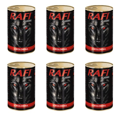 Rafi Classic z wołowiną puszka 6x1240 g