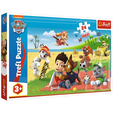 Puzzle Psi Patrol Trefl Maxi 24 el. Zabawa na kocu 14346