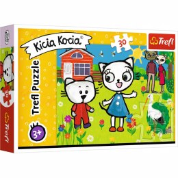 Puzzle Trefl Kicia Kocia 30 el. Przygody Kici Koci 18264