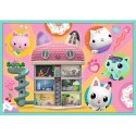 Puzzle Trefl Koci domek Gabi Puzzle 10w1 329 el. W świecie Gabi 96003