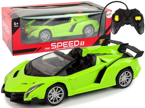 Zdalnie Sterowane Auto Sportowe R/C 1:18 Zielone