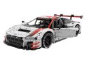 Klocki Konstrukcyjne Auto RC 1:8 Audi R8 GT3 Rastar Białe 3322 Elementy