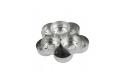 Blaszki aluminiowe do świec tealight 3,7cm 100sztuk