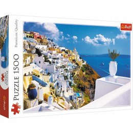 Puzzle krajobraz Santorini Grecja 1500 elementów Trefl 26119