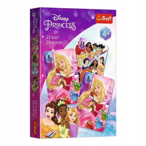 Karty Piotruś Princess księżniczki disney +4 Trefl 08496