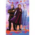 Puzzle 54 mini Frozen Kraina Lodu Anna Elsa Kristof 54 elementy Trefl 19637