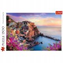 Puzzle Widok na miasteczko Manarola Włochy 1500 elementów Trefl 26137